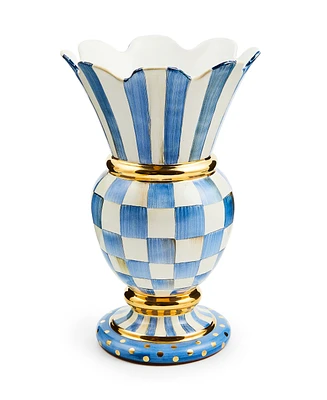 Mackenzie-Childs Royal Check Great Vase