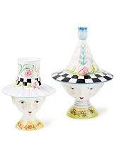 Mackenzie-Childs Rosy Meadow Lady Rose Lidded Vase