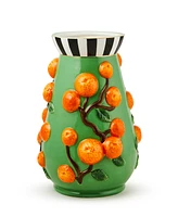 Mackenzie-Childs Tutti Frutti Orange Vase