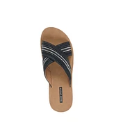 Gc Shoes Women's Robyn Embellished Crisscross Strap Wedge Sandals