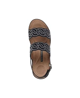 Gc Shoes Women's Alexia Embellished Wedge Sandals