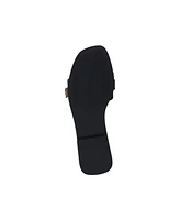 Gc Shoes Women's Kenna Embellished Buckle Flat Sandals