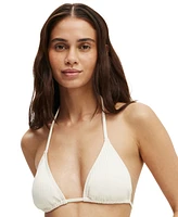 Cotton On Women's Triangle Bikini Halter Top