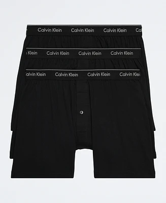 Calvin Klein Men's 3-Pack Cotton Classics Knit Boxers Underwear