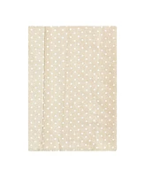 Hudson Baby Boys and Girls Cotton Poly Flannel Burp Cloths 8-Pack, Pink Taupe Bear, One Size