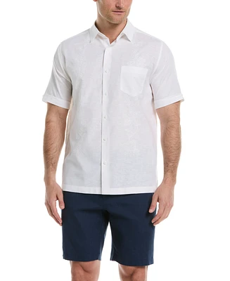 Cubavera Men's Classic-Fit Tonal Embroidered Button-Down Shirt