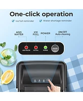 Cowsar 26.5lbs Ice Maker Portable Countertop, 9 Bullet Cubes 6 Mins, Self-Cleaning