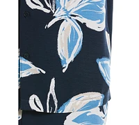 Cubavera Men's All-Over Tropical Print Short-Sleeve Button-Down Shirt