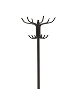Sturdy Metal Coat and Hat Rack with Integrated Umbrella Storage