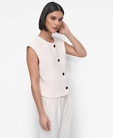 Dkny Women's Aero Crepe Vest