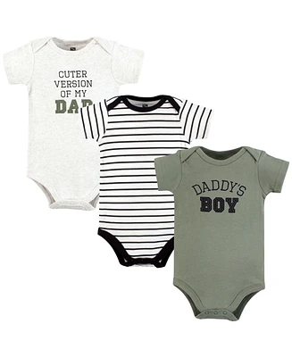 Hudson Baby Boys Cotton Bodysuits