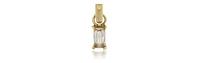 Cz Dangle Stainless Steel Earring