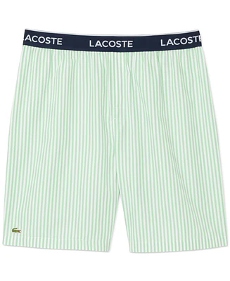 Lacoste Men's Loungewear Striped Pajama Shorts