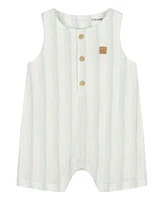 Calvin Klein Baby Boys Striped Gauze Sunsuit