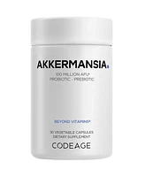Codeage Akkermansia Synbiotic Supplement - 100 Million Afu Akkermansia Probiotic & Chicory Inulin Prebiotic - Chicory Root - 1 Capsule Per Serving
