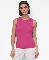 Dkny Women's Cutout-Trim Sweater Tank
