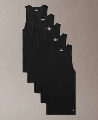 Calvin Klein Men's 5-Pack Cotton Classics Tanks