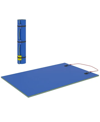 Soozier 9' x 6' Lily Pad Floating Mat, Water for Lake,