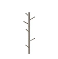 Free-Standing Coat Rack with Six Hooks and Tripod Base for Stylish and Practical Storage