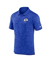 Nike Men's Royal Los Angeles Rams Pique Fashion Performance Polo Shirt
