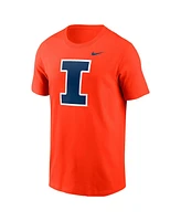 Nike Men's Orange Illinois Fighting Illini Logo T-Shirt