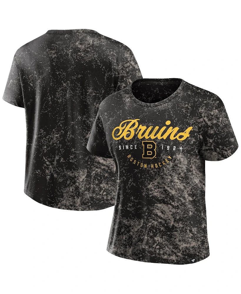 Fanatics Women's Black Boston Bruins Breakaway T-Shirt