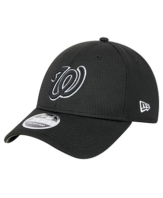 New Era Men's Black Washington Nationals Pivot 9Forty Adjustable Hat