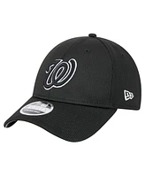 New Era Men's Black Washington Nationals Pivot 9Forty Adjustable Hat