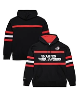 Mitchell & Ness Men's Black Buffalo Sabres Head Coach Slogan Pullover Hoodie