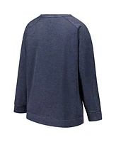 Fanatics Women's Navy Dallas Cowboys Acid Wash Raglan Pullover Sweatshirt