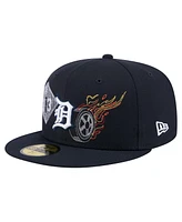 New Era Men's Navy Detroit Tigers State Stitch 59Fifty Fitted Hat