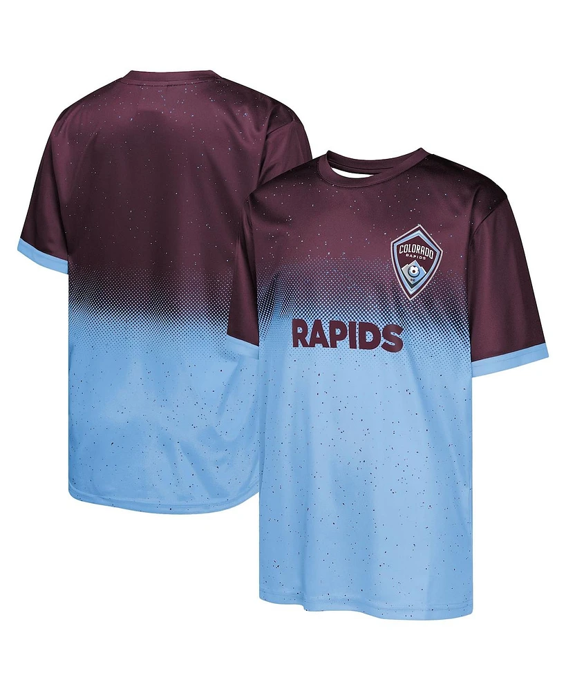 Outerstuff Big Boys and Girls Burgundy Colorado Rapids Stalwart Defender T-Shirt