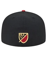 New Era Men's Black Atlanta United Fc 2025 Kickoff 59FIFTY Fitted Hat