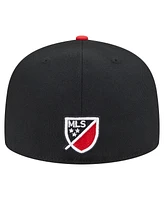New Era Men's Black D.c. United 2025 Kickoff 59FIFTY Fitted Hat