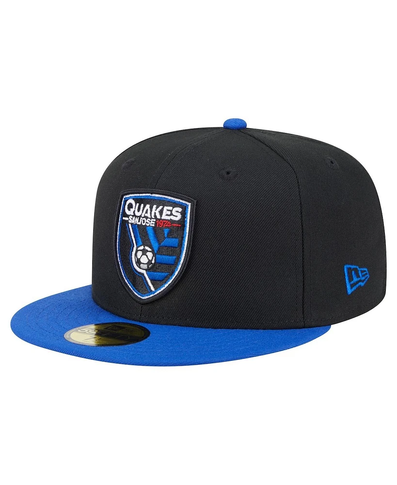 New Era Men's Black San Jose Earthquakes 2025 Kickoff 59FIFTY Fitted Hat