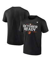 Fanatics Big Boys and Girls Black Baltimore Orioles 2024 Mlb Postseason Locker Room T-Shirt