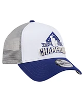 New Era Men's White Los Angeles Dodgers 2024 World Series Champions 9Forty Adjustable Hat