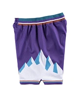 Mitchell & Ness Men's Purple Utah Jazz 1996-97 Hardwood Classics Authentic Shorts