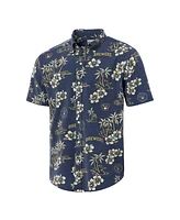 Reyn Spooner Men's Navy Milwaukee Brewers Kekai Button-Down Shirt