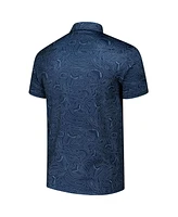 Flomotion Men's Navy The Players Toothy Topo Polo Shirt