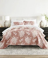 Ienjoy Home Distressed Bouquet Reversible Quilt Sets