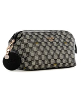 Guess G Wave Logo Zip Around Travel Pouches