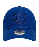 New Era Big Boys and Girls Blue Manchester United 92 Away 9FORTY Adjustable Hat