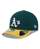 New Era Men's Green/Gold Athletics Player Replica 9Forty Adjustable Hat