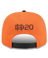 New Era Men's Orange/Black Houston Dynamo Fc 2025 Jersey Hook 9SEVENTY Stretch-Snap Hat