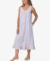 Aria Women's Sleeveless Ballet Floral Nightgown