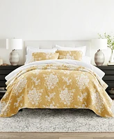 ienjoy Home Distressed Bouquet Reversible -Pc. Quilt Set