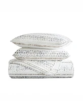 ienjoy Home Relic Stripe Reversible -Pc. Quilt Set