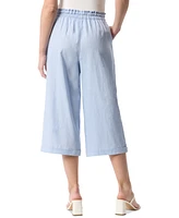 Gloria Vanderbilt Rainey Pull-On Wide-Leg Cropped Pants
