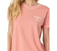 O'Neill Juniors' Coral Crest Short-Sleeve Cotton Graphic T-Shirt